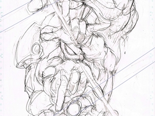 『スパイダーマン:ホームカミング』プレミアムBOXの封入特典は『ワンパンマン』作画・村田雄介先生描き下ろしポスター! ラフスケッチが公開に
