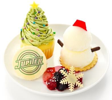 ▲『Merry Christmas☆最強ユニット Jupiter のクリスマスプレート』