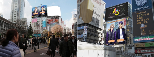 『A3！』のプロモ映像“秋組編”が、渋谷と戎橋の大型ビジョンで放映決定！　沢城千春さんと武内駿輔さんの録りおろしボイスも披露