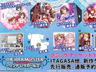 『アイドルマスター シンデレラガールズ』【コミックマーケット93】にて新作グッズ先行販売決定!