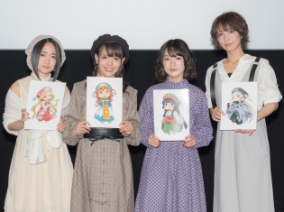 スローライフが現場の合言葉になってます――松田利冴さん、下地紫野さん、悠木碧さん、安済知佳さんが登壇した『ハクメイとミコチ』先行上映イベントレポート