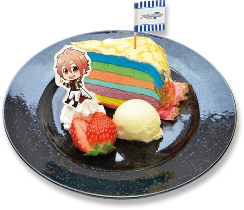 ▲祝！アニメ化記念！！七色のIDOLiSH7ケーキ（1000円）