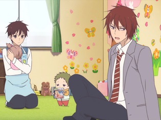 『学園ベビーシッターズ』第5話より、先行場面カット到着! 犬井先輩(CV:細谷佳正)は、美鳥が将来の自分の娘になると言い!?