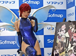 『D×2 真・女神転生リベレーション』火将ロシエルさんがキュートなピクシーコスプレを披露! 秋葉原コラボ決定記念イベントをレポート