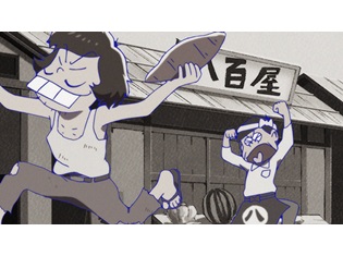 『おそ松さん』第2期・第18話「イヤミはひとり風の中」の先行場面カット公開! イヤミは「菊」という目の見えない少女と出会い……