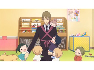 『学園ベビーシッターズ』第11話の先行カット到着! 犀川(CV:小野大輔)がベビーシッターを務めることに!?