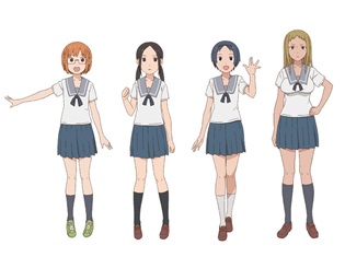 『ちおちゃんの通学路』大空直美さん・小見川千明さんらが演じるメインキャラたちのカラー設定画公開! AJ情報もお届け