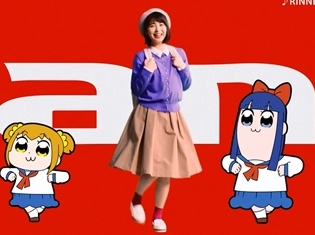 『ポプテピピック』浜辺美波さんと「an」CMで異色コラボ!エイサイハラマスコイおどりも披露
