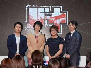 『バキ』刃牙役・島﨑信長さん、原作者・板垣恵介氏ら登壇のAJステージ大盛況! 放送コードぶっちぎり宣言も飛び交う!?