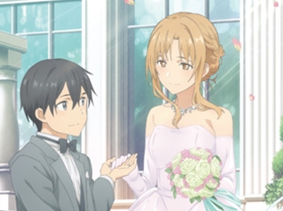 『劇場版 ソードアート・オンライン(SAO)』の描き下ろしイラストグッズ第5弾はキリトとアスナのジューンブライドシーン!