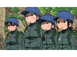 『ひそねとまそたん』第5話より、先行場面カット到着! ギクシャクするばかりのDパイたち、実動訓練で日本海沖無人島へ
