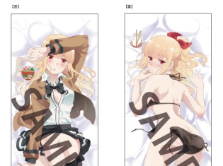 『ラーメン大好き小泉さん』小泉さんのセクシーな描き下ろしイラストを使用した抱き枕カバーが発売!制服姿&水着姿を楽しめる!