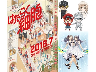 『はたらく細胞』追加声優に中村悠一さん・川澄綾子さん・遠藤綾さん・吉野裕行さん! TOKYO MXほかで7月7日放送決定