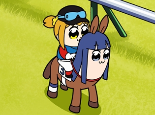 『ポプテピピック』×JRA、完全新作アニメに小松未可子さん・上坂すみれ・中尾隆聖さん・若本規夫さん出演! 特設サイトで公開スタート
