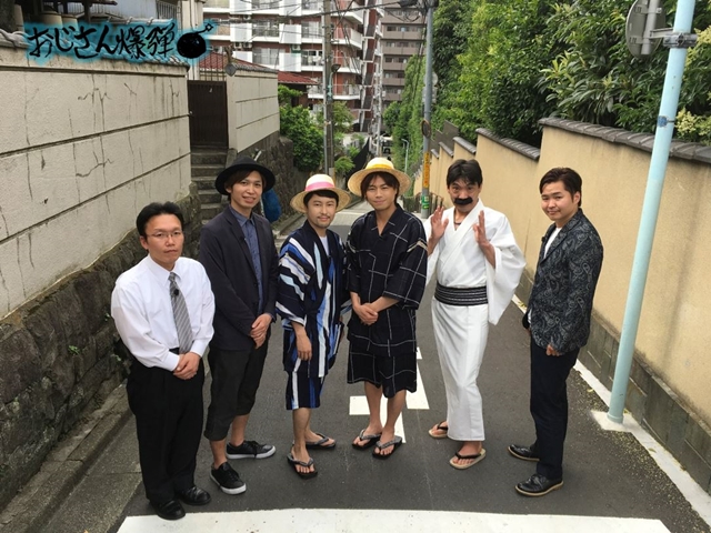 ▲左から:ドライバー、国沢一誠さん、吉野裕行さん、浪川大輔さん、BBゴローさん、シークエンスはやともさん