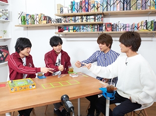岡本信彦さん&堀江瞬さんMCの『ボドゲであそぼ』第2回より先行カット解禁! ゲストは仲村宗悟さんと八代拓さん、番組オリジナルボードゲーム制作企画も開始