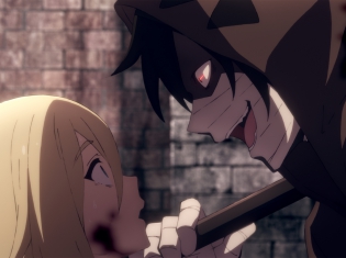 TVアニメ『殺戮の天使』第1話あらすじ&先行カット公開! ビルの地下層で目を覚ました少女レイチェルは、死神のような鎌を持った殺人鬼と出会う