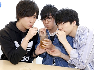 『西山宏太朗の健僕ピース!』第8回より、西山さん・増田俊樹さん・山下大輝さんの公式インタビュー到着! 紅茶専門店を訪れ、テニスも体験