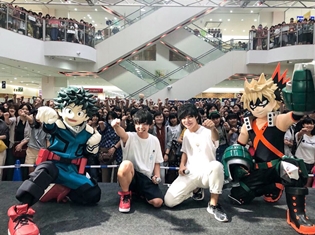 『僕のヒーローアカデミア』山下大輝さん&岡本信彦さん、大阪八尾でSPトークを披露! 2000人のヒロアカファンが集結