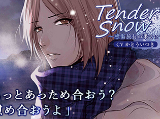 シチュエーションCD『Tender Snow~感傷旅行の果てに~』(出演声優:かとういつき)が「ポケットドラマCD」にて配信開始!