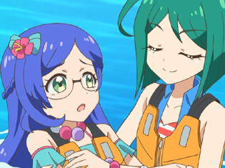 TVアニメ『キラッとプリ☆チャン』第19話先行場面カット・あらすじ到着!めが姉に誘われビーチサイド店に遊びに来たミラクル☆キラッツは……