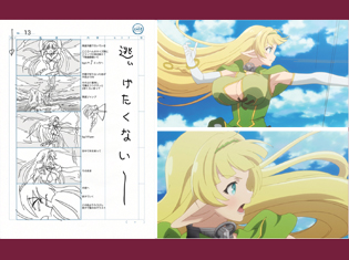『異世界魔王と召喚少女の奴隷魔術』TVアニメOPより絵コンテ公開! ヒロインたちのキメカットをチェック