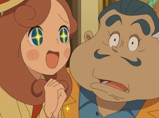 『レイトン ミステリー探偵社 ~カトリーのナゾトキファイル~』第23話の先行カット公開! カトリーたちは潜入捜査をすることに