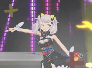 輝夜 月(かぐやるな)の仮想空間ライブ@Zepp VRダイジェストが観られるYouTubeライブを実施!公式グッズのビッグパーカー&Tシャツの最終生産も決定