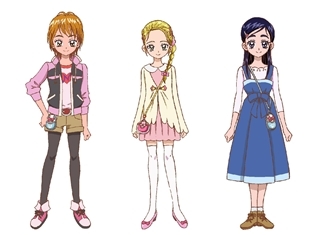『映画HUGっと!プリキュア♡ふたりはプリキュア オールスターズメモリーズ』限定、秋服姿のプリキュア設定画解禁! キャラデザイン・稲上晃氏のコメントも到着