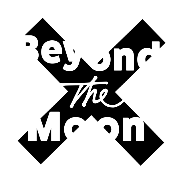 ▲輝夜 月アパレルブランド「Beyond The Moon」ロゴ