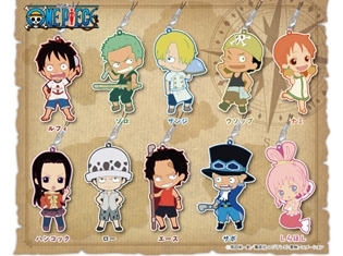 「トイズワークスコレクションにいていんごむっ! ONE PIECE ~幼少期編~」第2弾発売! ルフィやゾロ、サンジの幼少期をモチーフとしたラバーストラップに!