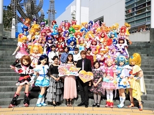『映画HUGっと!プリキュア♡ふたりはプリキュア オールスターズメモリーズ』宮野真守さん・引坂理絵さんら声優陣と歴代プリキュア、横浜での完成披露イベントに大集合!