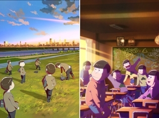 劇場版『えいがのおそ松さん』2019年3月15日(金)公開!予告編と学生服&現在の6つ子を描いたティザービジュアル2種が解禁