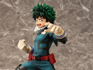 TVアニメ『僕のヒーローアカデミア』より人気キャラクター・緑谷出久(デク)のフィギュアが登場!! 躍動感あふれるポーズや細かなディティールに燃えろ!