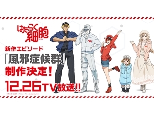 『はたらく細胞』TVアニメ新作エピソード「風邪症候群」が制作決定! 放送は2018年12月26日(水)に