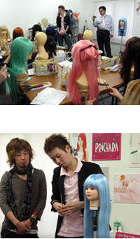 コスプレ専門店ACOSでウィッグ講習会が開催