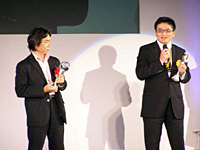 こちらはグローバル賞の受賞シーン。今後は海外のゲームシーンも注目である。