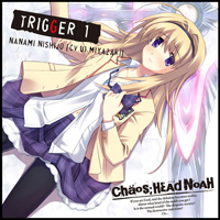 <B>『CHAOS;HEAD～TRIGGER1～西條七海（CV.宮崎羽衣）』</B><BR>08年12月24日発売<BR>コレクションBOX付き限定盤　1890円（税込）<BR>通常盤　1470円（税込）<BR>発売：5pb.