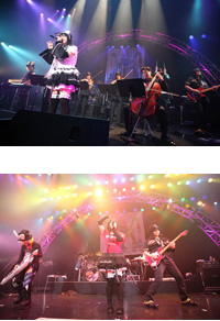 こちらは『MOSAIC.quartet（モザイクカルテット）』を交えての演奏。テクノサウンドに弦楽器の響きが交わる！